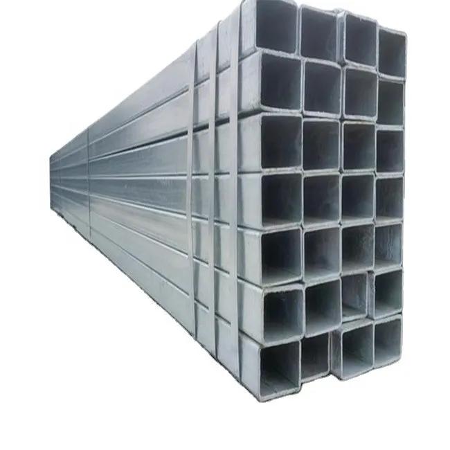 low carbon black steel High Quality Galvanized Square And Rectangular Steel Pipes And Tubes